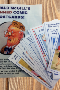 24 x Donald's BANNED Postcards